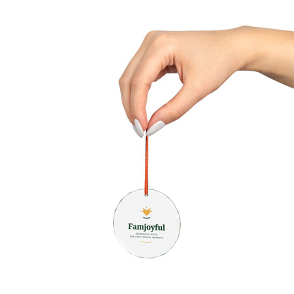 Famjoyful Glass Ornament