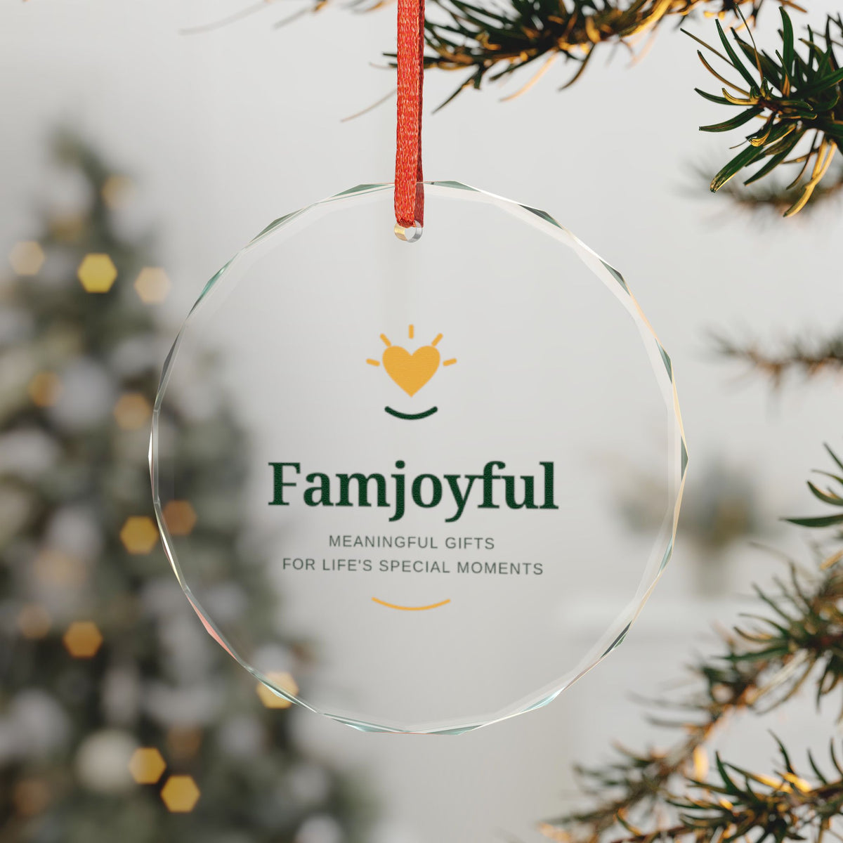 Famjoyful Glass Ornament
