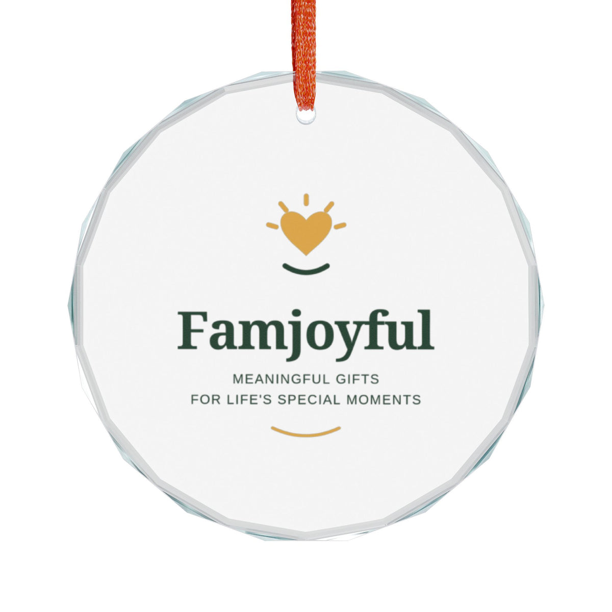 Famjoyful Glass Ornament